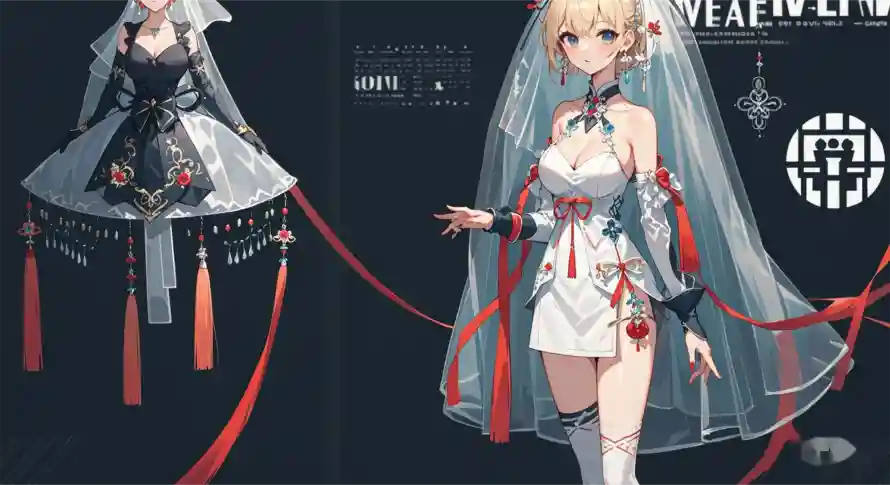 4k二次元壁纸 - 婚纱装 - 萝莉美女 - wallpaper「哲风壁纸」