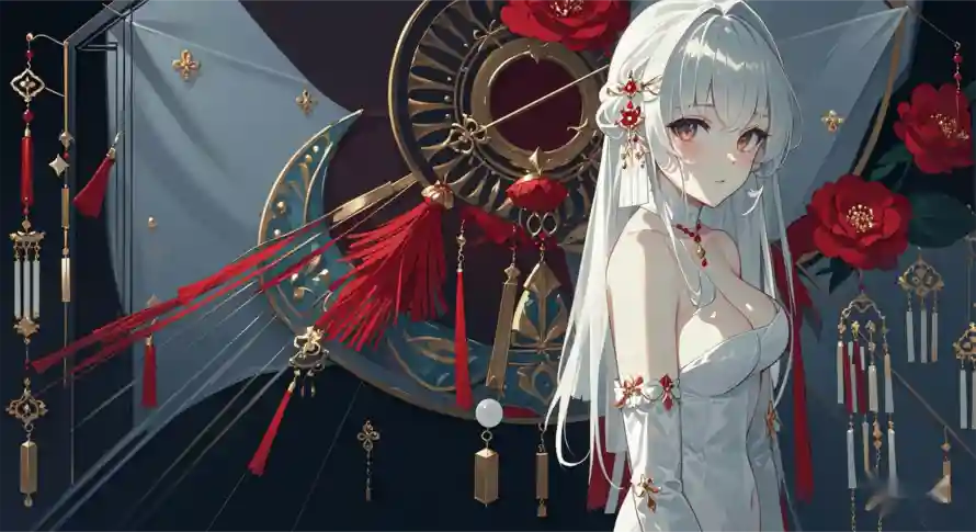 4k新娘壁纸 - 唯美古风 - 宫廷圣女 - wallpaper「哲风壁纸」