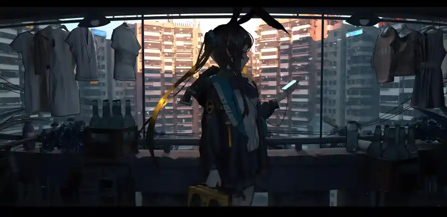 4kT5壁纸 - 明日方舟 - 都市背景 - 陈sir「哲风壁纸」