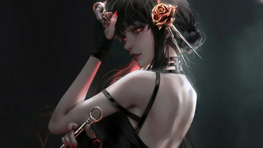 4k动漫壁纸 - 性感 - 女杀手 - 冷艳御姐「哲风壁纸」