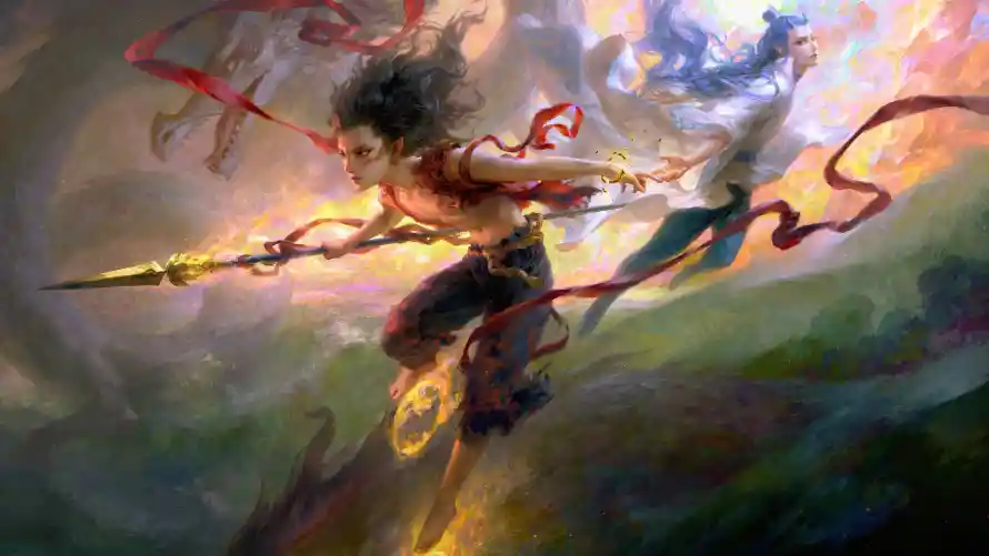 4k动作画面壁纸 - 国风元素 - 奇幻场景 - 神话角色「哲风壁纸」