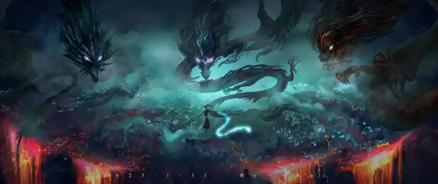 4k三龙壁纸 - 带鱼屏 - 战三龙 - 申公豹「哲风壁纸」 4k三龙壁纸 - 带鱼屏 - 战三龙 - 申公豹「哲风壁纸」