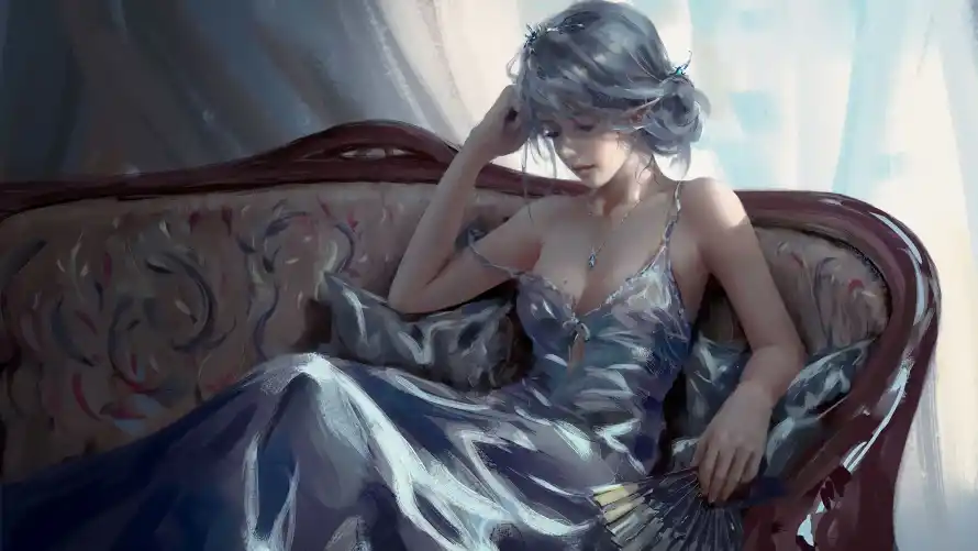 4k原画壁纸 - 沙发 - WIOP - 华丽服饰「哲风壁纸」
