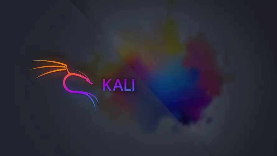 4kkali壁纸 - 多彩背景 - 绚丽图案 - Kali标志「哲风壁纸」