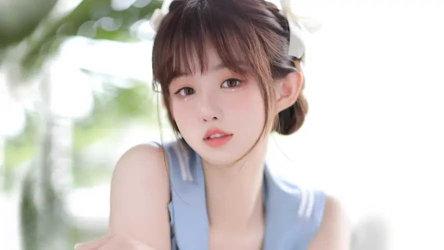 4k清新壁纸 - 美女 - 背景 - 清新风「哲风壁纸」
