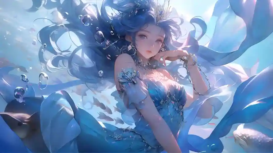 4k动漫壁纸 - 梦幻 - 海底 - 美人鱼「哲风壁纸」 4k动漫壁纸 - 梦幻 - 海底 - 美人鱼「哲风壁纸」