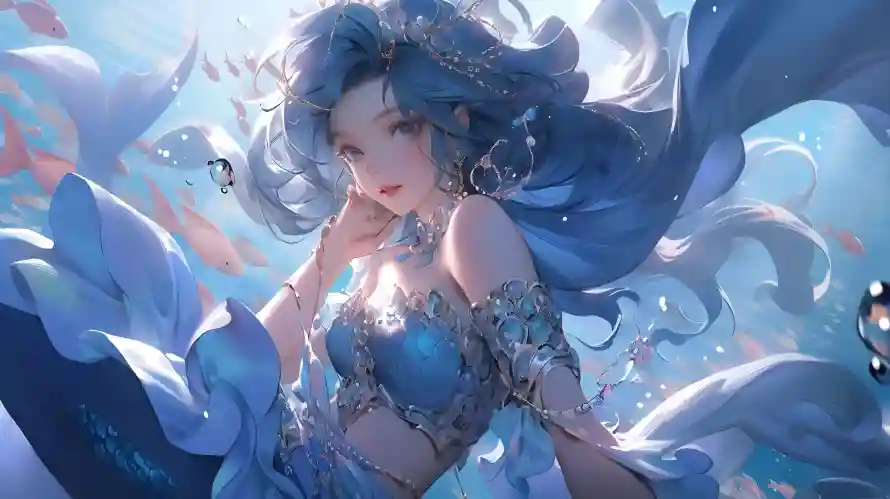 4k动漫壁纸 - 美人鱼 - 梦幻形象 - 海洋角色「哲风壁纸」 4k动漫壁纸 - 美人鱼 - 梦幻形象 - 海洋角色「哲风壁纸」