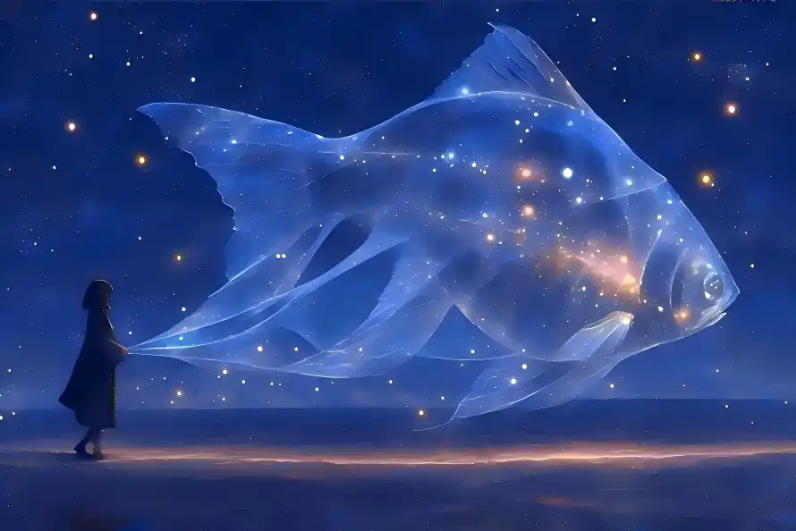 4k人物壁纸 - 星空 - 梦鱼 - 梦幻鱼「哲风壁纸」 4k人物壁纸 - 星空 - 梦鱼 - 梦幻鱼「哲风壁纸」