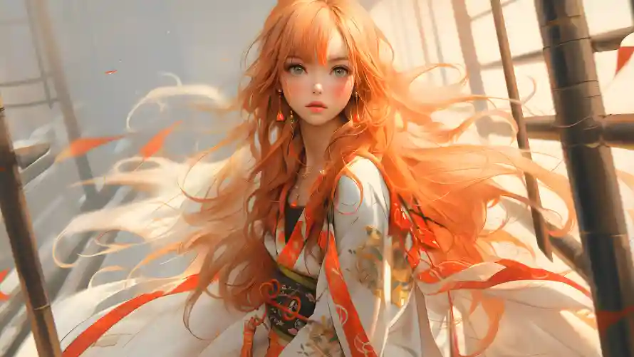 4k古风壁纸 - 游戏 - AI美女 - 红发少女「哲风壁纸」 4k古风壁纸 - 游戏 - AI美女 - 红发少女「哲风壁纸」