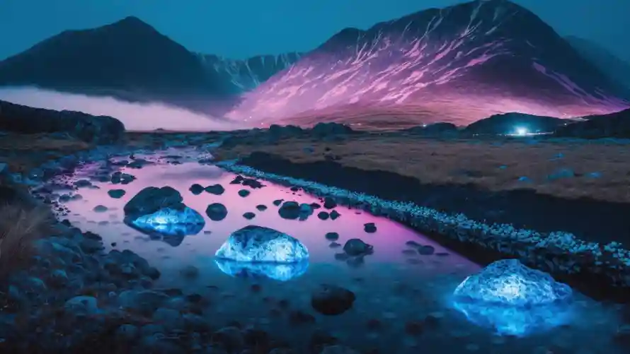 4k溪水壁纸 - 风景 - 高山 - 梦幻夜色「哲风壁纸」 4k溪水壁纸 - 风景 - 高山 - 梦幻夜色「哲风壁纸」