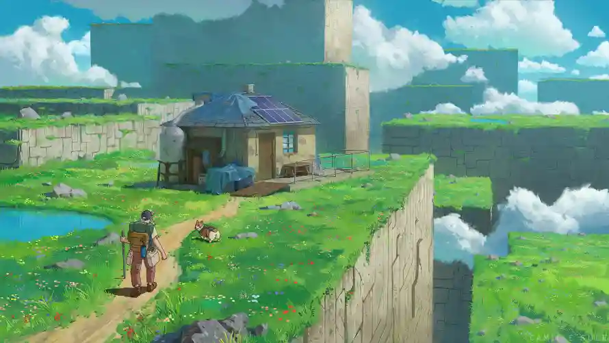 4k动画壁纸 - 二次元 - 动画场景 - 奇幻风景「哲风壁纸」