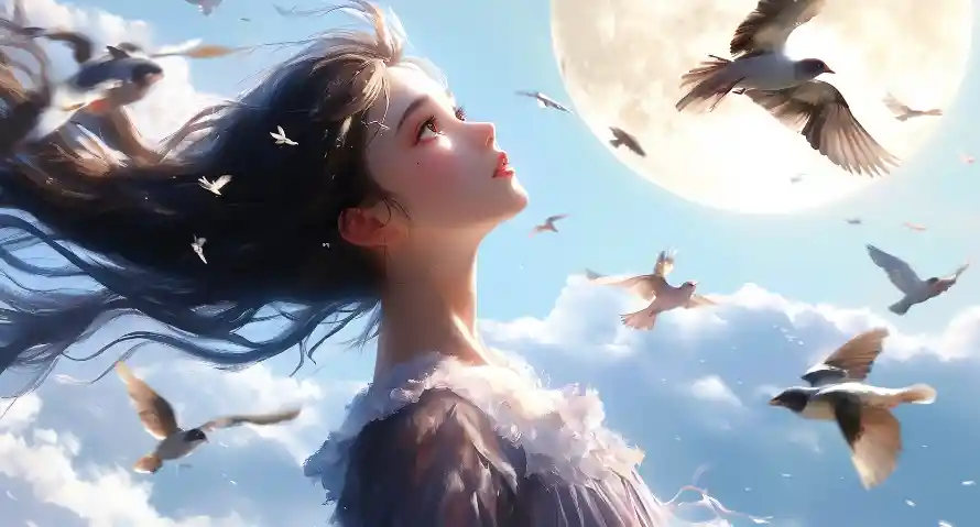 4k可爱壁纸 - 天空 - 女孩 - 清纯「哲风壁纸」 4k可爱壁纸 - 天空 - 女孩 - 清纯「哲风壁纸」
