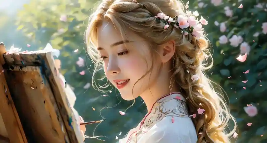 4k清纯壁纸 - 特写 - 画画 - 美女「哲风壁纸」 4k清纯壁纸 - 特写 - 画画 - 美女「哲风壁纸」