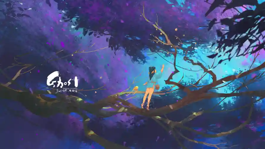 4k女孩壁纸 - 树枝 - 艺术家 - 奇幻森林「哲风壁纸」