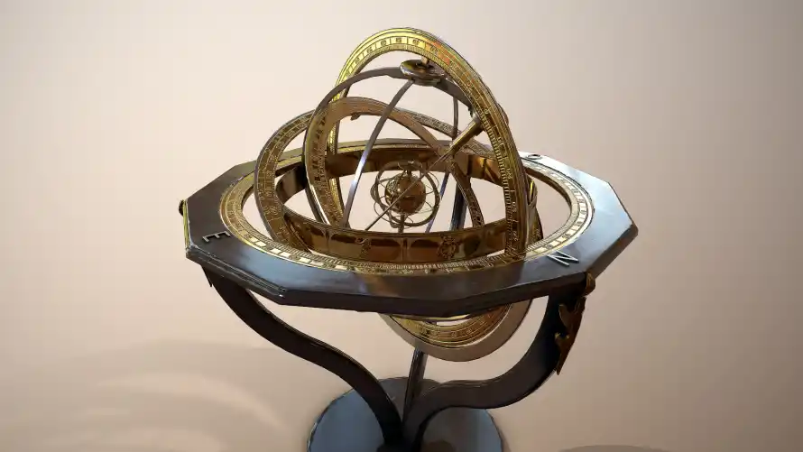 2k星盘壁纸-天文仪器与精美星盘模型-壁纸推荐「哲风壁纸」