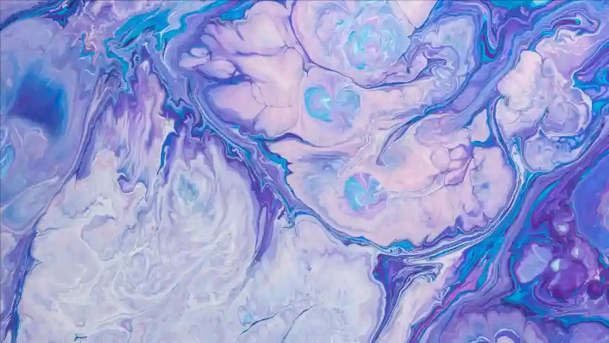4k丙烯画壁纸-水彩画 - 抽象背景-梦幻色彩「哲风壁纸」