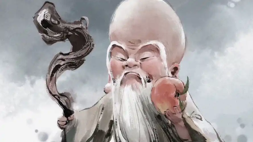 4k仙翁壁纸 - 哪吒2 - 手持仙桃 - 持杖仙翁「哲风壁纸」 4k仙翁壁纸 - 哪吒2 - 手持仙桃 - 持杖仙翁「哲风壁纸」