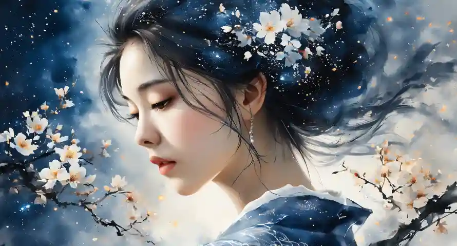 4k古风壁纸 - 少女 - 梅花 - 清纯「哲风壁纸」 4k古风壁纸 - 少女 - 梅花 - 清纯「哲风壁纸」