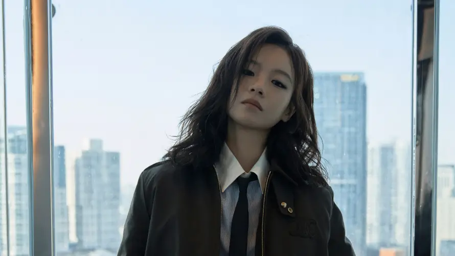 4k长发壁纸 - 女明星 - 李庚希 - 职场风「哲风壁纸」
