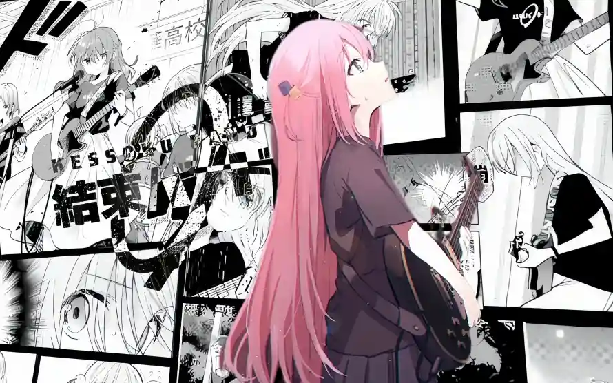 4k波奇壁纸 - 动漫少女 - 粉色长发 - 二次元形象「哲风壁纸」