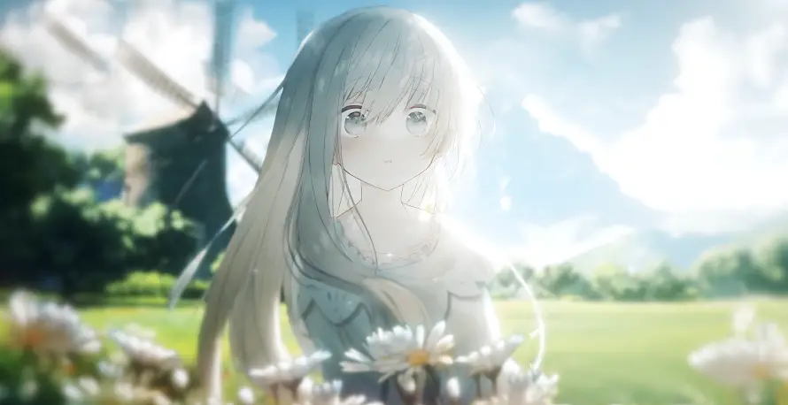 4k动漫壁纸 - 少女 - 唯美风 - 清新背景「哲风壁纸」