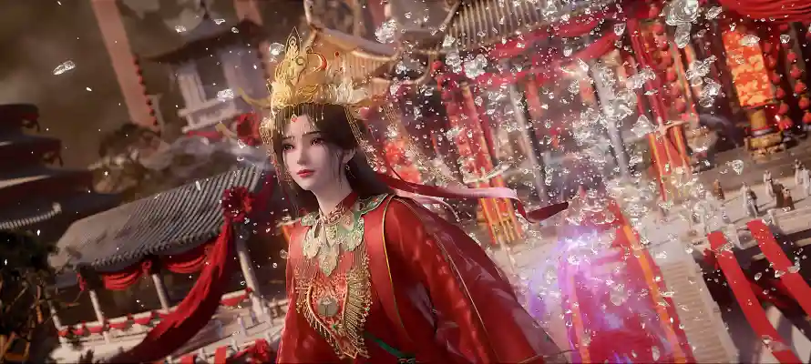 6k古风壁纸-中式嫁衣与国漫-动漫女主热门的壁纸「哲风壁纸」