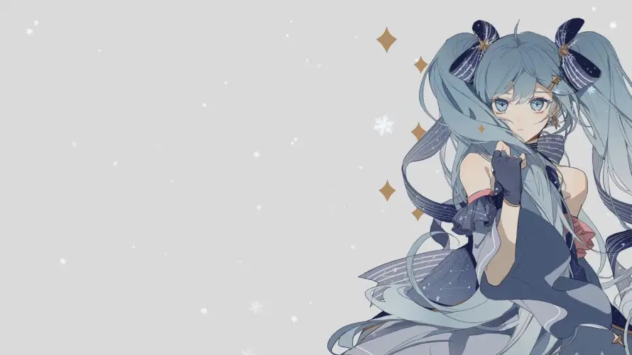 4k二次元壁纸 - 樱之雨 - 初音未来 - 动漫角色「哲风壁纸」
