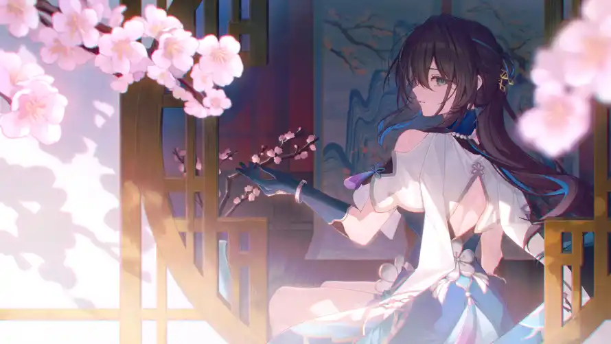 4k动漫壁纸 - 古风 - 少女 - 意境「哲风壁纸」