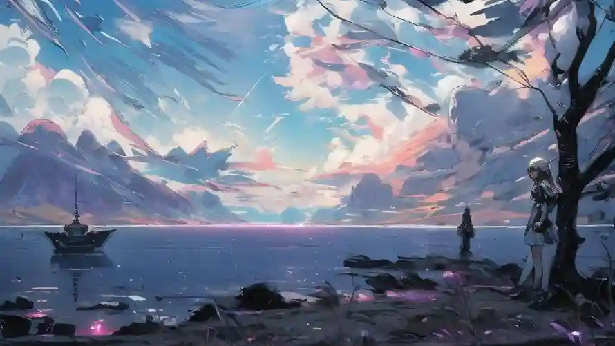 4k人物壁纸 - 海 - 动漫 - 唯美「哲风壁纸」