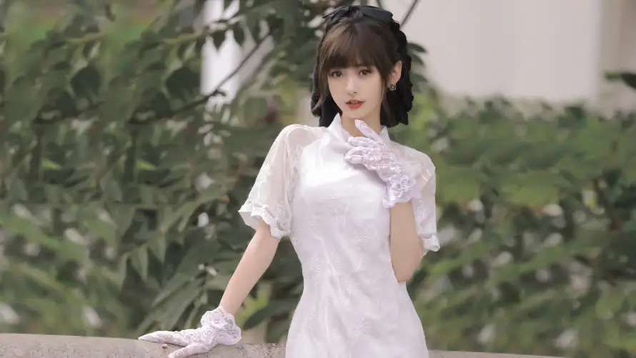 4k古风壁纸 - 旗袍 - 穿搭 - 美人「哲风壁纸」