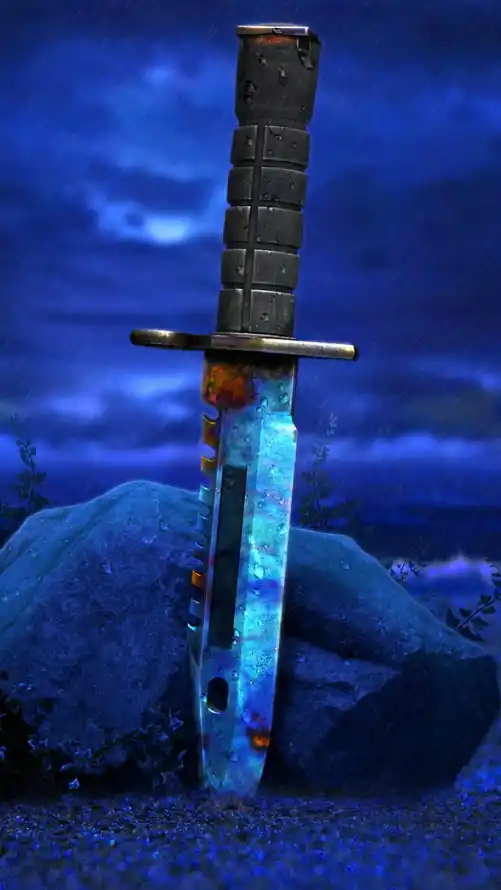 4k刀具壁纸 - 匕首 - 夜景 - cs2「哲风壁纸」
