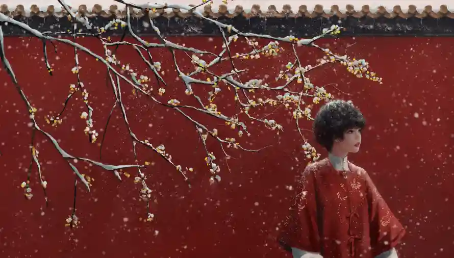 4k动漫壁纸 - 国风 - 意境 - 梅花「哲风壁纸」