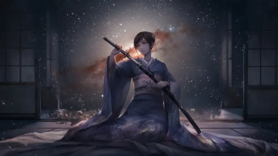 4k动漫壁纸 - 古风 - 美女 - 背景「哲风壁纸」