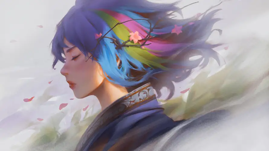 4k动漫壁纸 - 梦幻 - 美女 - 唯美风「哲风壁纸」