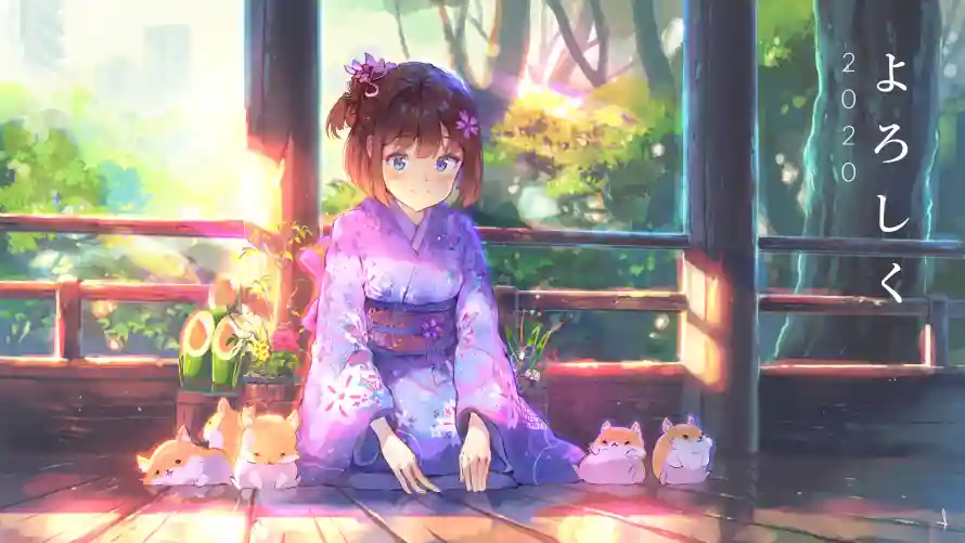 4k和服壁纸 - 场景 - 二次元 - 动漫壁纸「哲风壁纸」