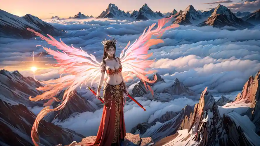 4k美杜莎壁纸 - 奇幻场景 - 斗破苍穹 - 羽翼造型「哲风壁纸」 4k美杜莎壁纸 - 奇幻场景 - 斗破苍穹 - 羽翼造型「哲风壁纸」