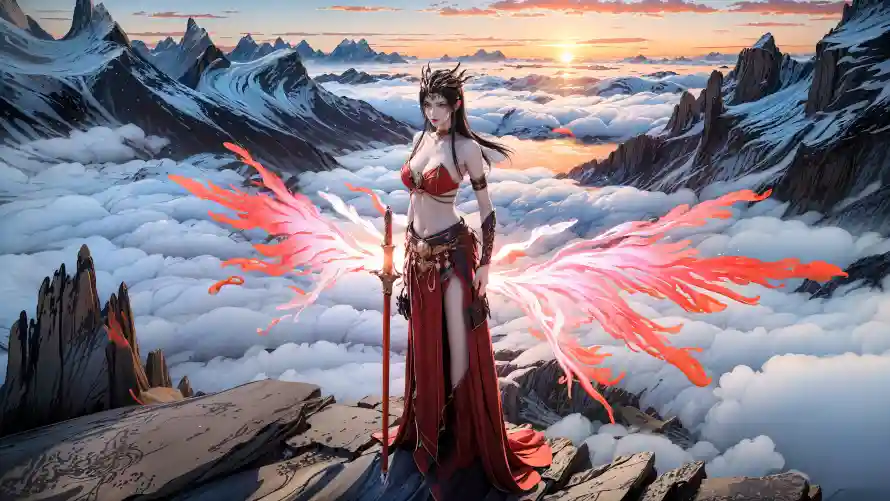 4k云海壁纸 - 奇幻 - 背景 - 美杜莎「哲风壁纸」