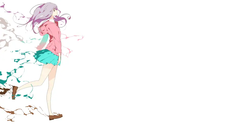 4k动漫壁纸 - 奔跑 - 少女 - 清新「哲风壁纸」