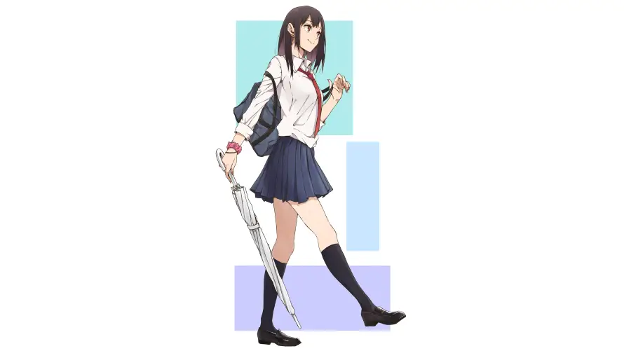 4kjk壁纸 - 动漫 - 持伞 - jk少女「哲风壁纸」 4kjk壁纸 - 动漫 - 持伞 - jk少女「哲风壁纸」