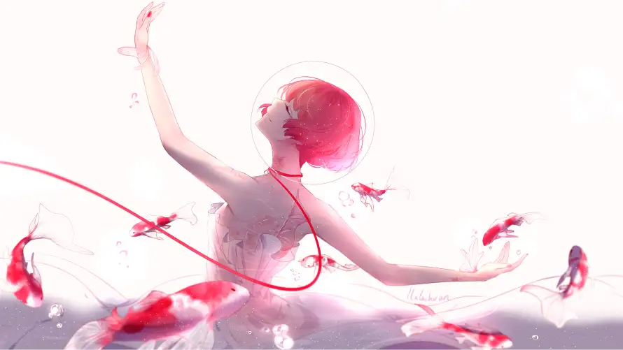 4k动漫壁纸 - 少女 - 梦幻 - 灵动「哲风壁纸」
