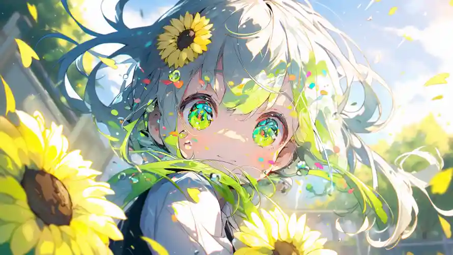 4k动漫壁纸 - 少女 - 画面 - 背景「哲风壁纸」