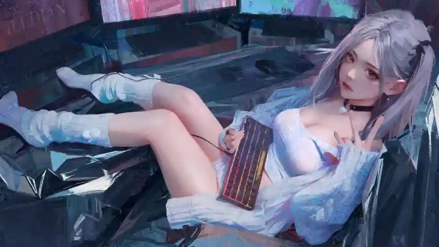 4k人物壁纸 - 动漫 - 少女 - 形象「哲风壁纸」