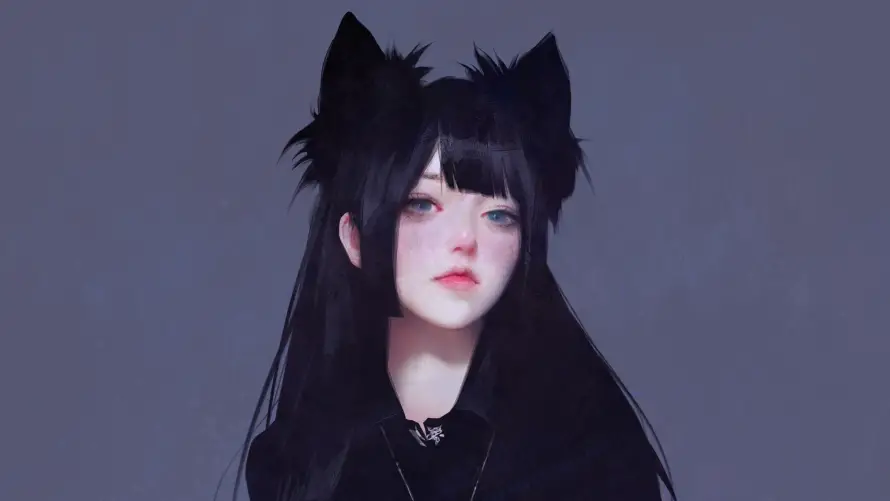4k动漫壁纸 - 少女 - 猫耳 - 萌系「哲风壁纸」