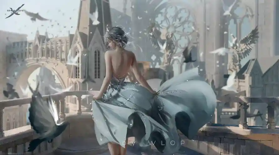 4k鬼刀壁纸 - 海琴烟 - WLOP - 动漫人物「哲风壁纸」