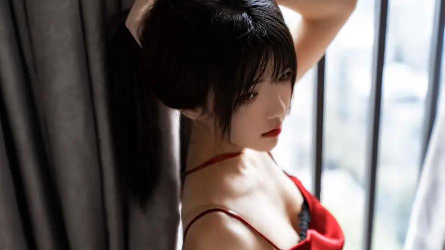 4k壁纸壁纸 - 美女 - 性感美女 - 窗边美女「哲风壁纸」