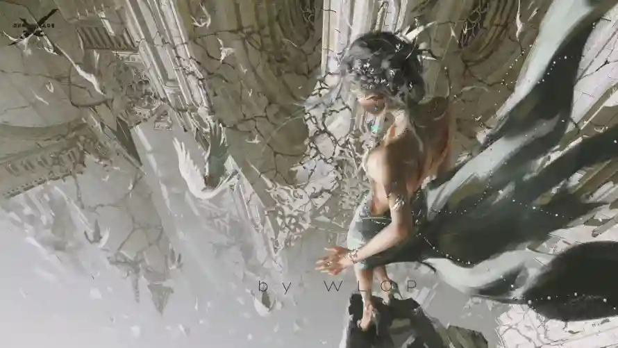 4k鬼刀壁纸 - 海琴烟 - WLOP - 唯美画面「哲风壁纸」