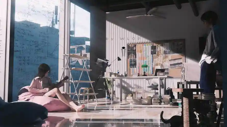 4k云虫壁纸 - 插画 - 月牙儿 - WLOP「哲风壁纸」