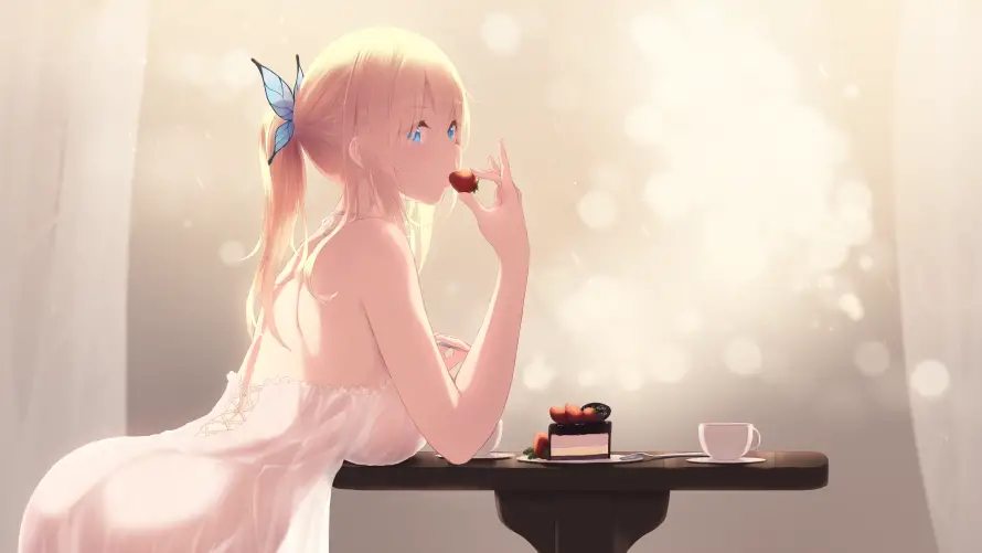 4k动漫壁纸 - 少女 - 甜点 - 美女「哲风壁纸」 4k动漫壁纸 - 少女 - 甜点 - 美女「哲风壁纸」