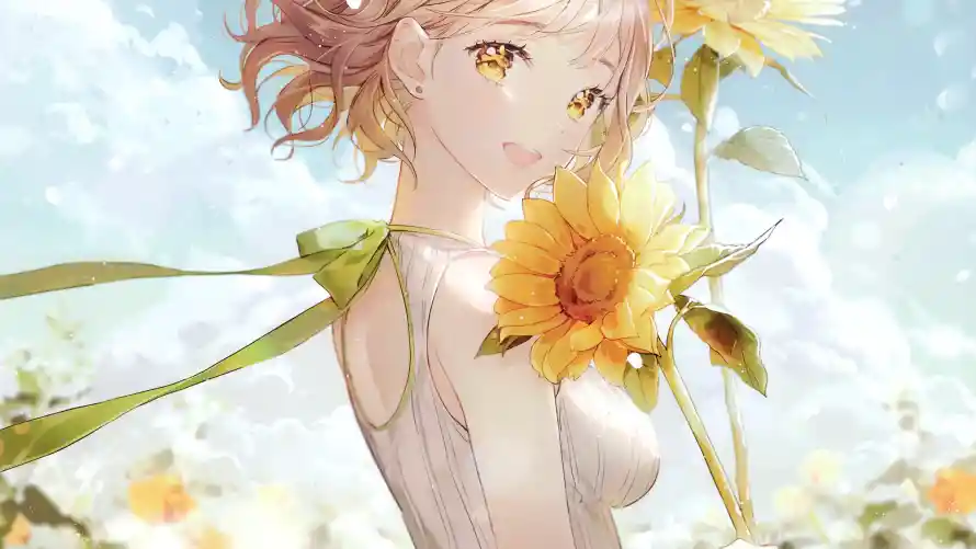 4k动漫壁纸 - 少女 - 清新 - 背景「哲风壁纸」