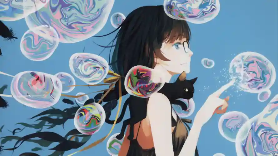 4k动漫壁纸 - 少女 - 梦幻 - 气泡「哲风壁纸」 4k动漫壁纸 - 少女 - 梦幻 - 气泡「哲风壁纸」